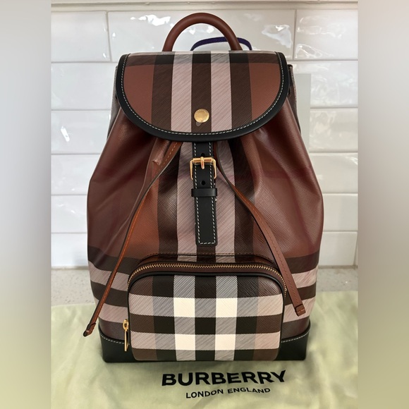 Burberry Check women’s Backpack - Picture 1 of 11